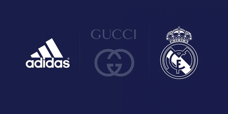 Коллаборация Adidas Gucci RealMadrid футбол спорт коллекция