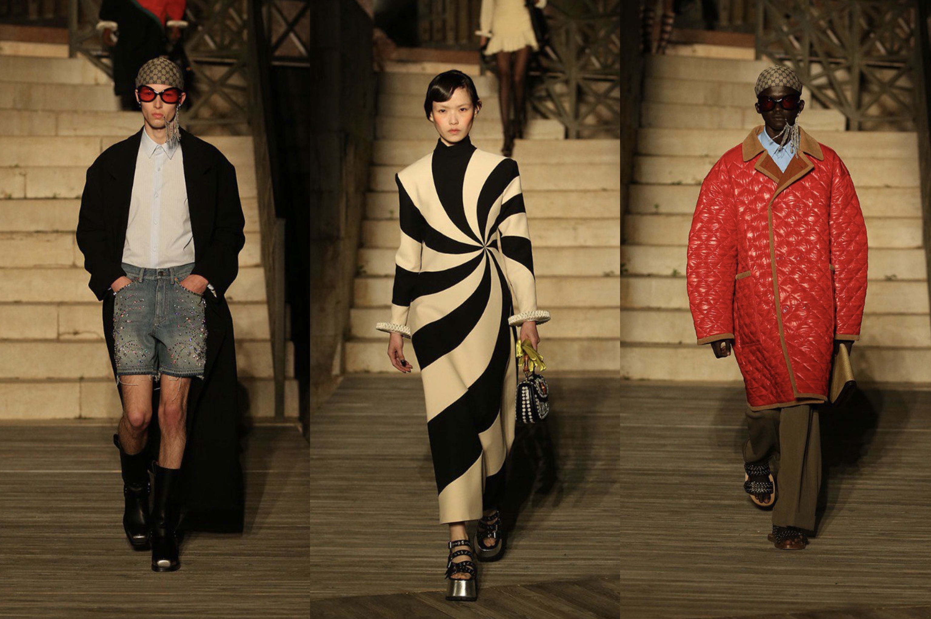 шоу Gucci 2023 показ мода одежда бренд линейка коллекция