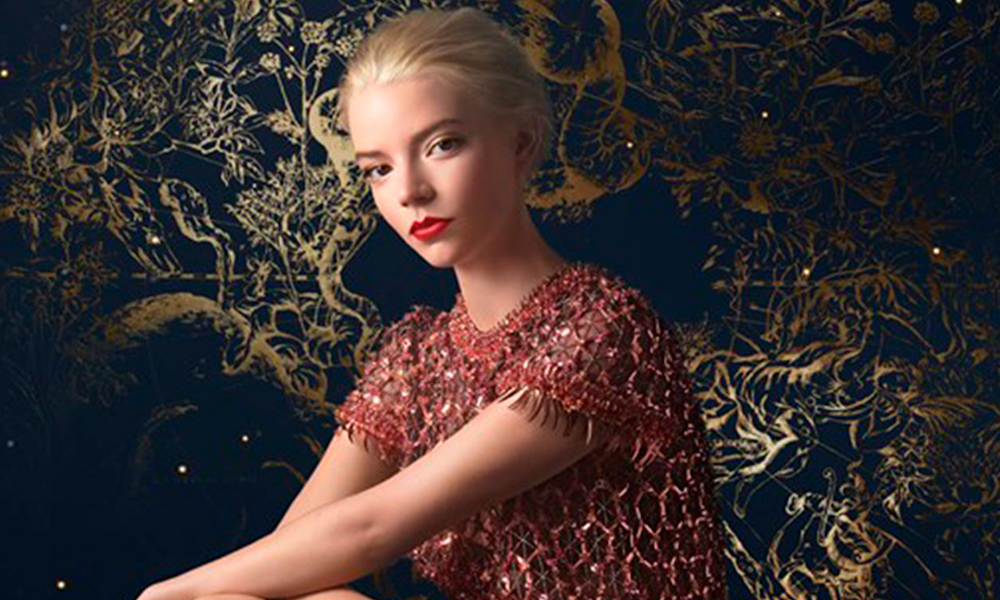 АнятейлорДжой Dior фото кампания реклама новыйгод