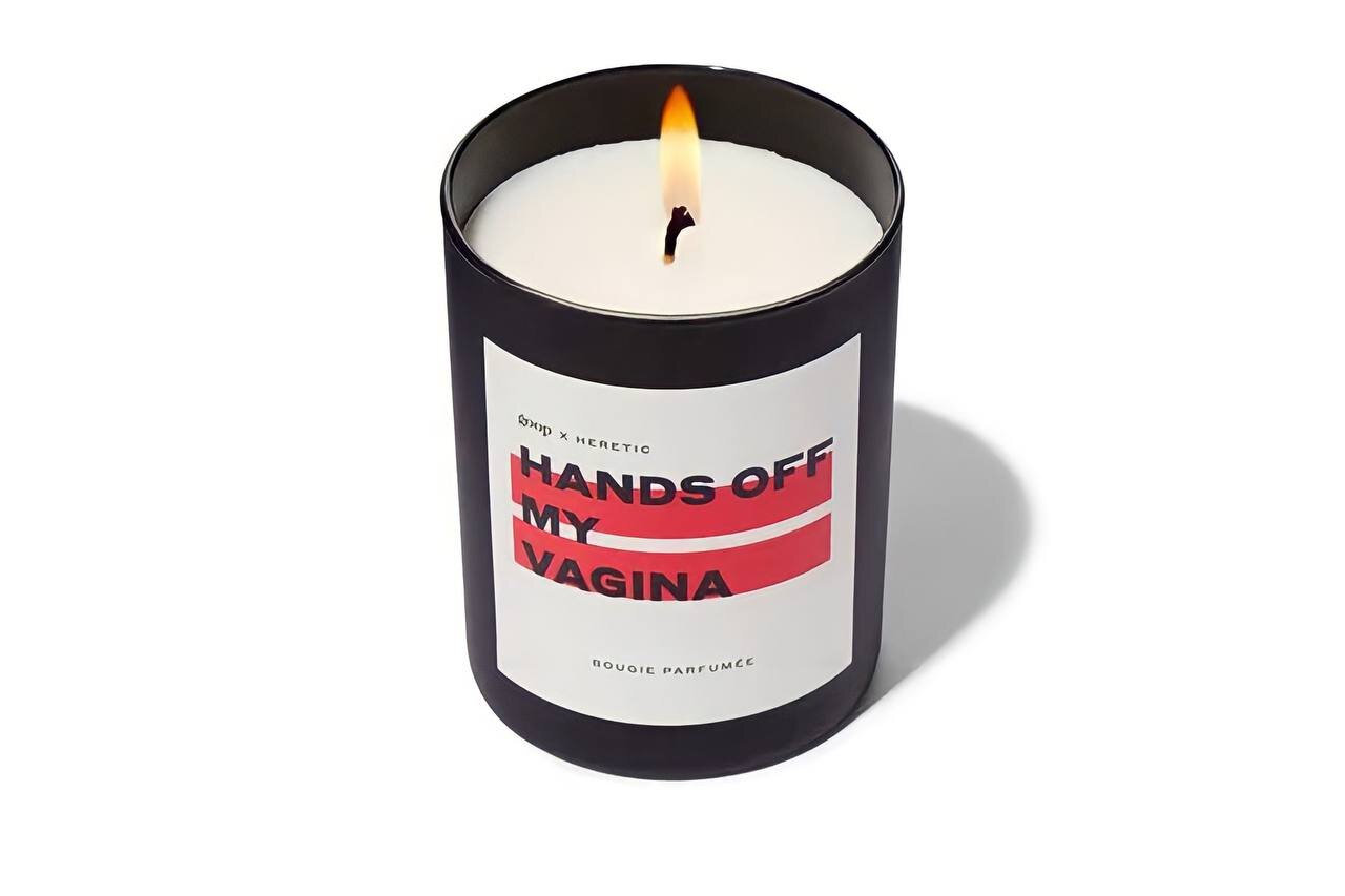 свеча ароматическаясвеча запах аромат бренд актриса ГвинетПэлтроу Рукипрочьотмоейвагины