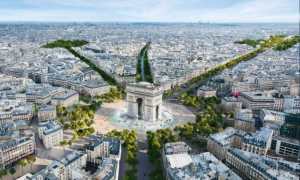 В Париже осуществят проект по преобразованию Елисейских Полей