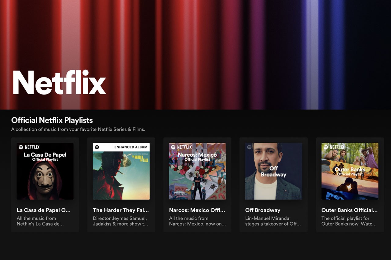 Spotify музыка подкаст сериал Netflix новинка аудио хаб плейлист
